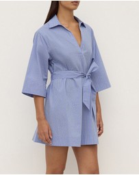 Assembly Label - Erina Stripe Mini Shirt Dress