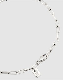 Kuzzoi - ICONIC EXCLUSIVE - Bracelet Male Basic Long Link 925 Sterling Silver