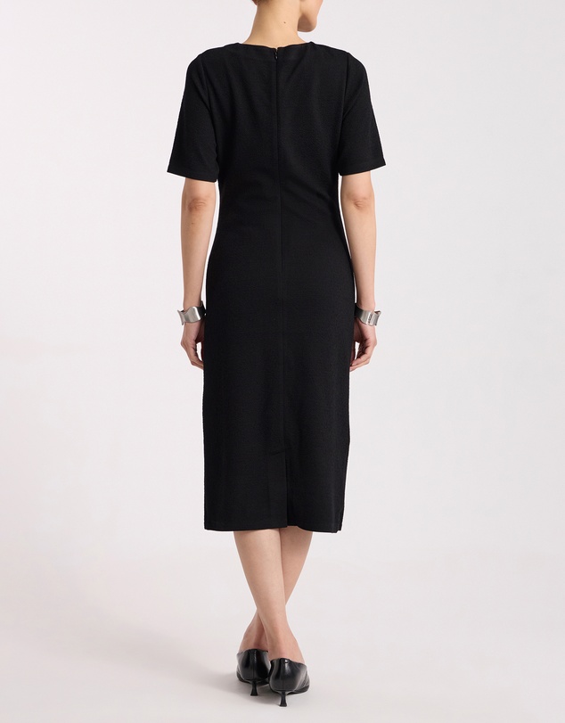 David Lawrence - Solana Textured Jersey Dress