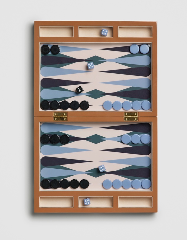 Printworks - Printworks Lacquered Backgammon-Blue