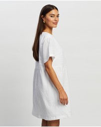 White By FTL - Zavi Linen Dress