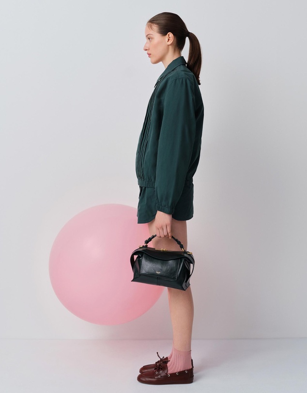 Oroton - Pleated Bomber Shirt