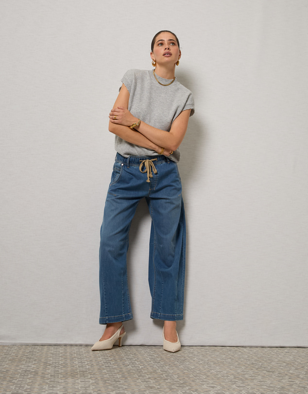 DRICOPER DENIM - Active Barrel Jeans