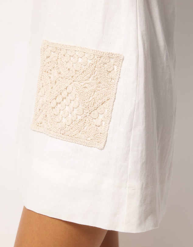 AERE - Mariella Linen Mini Dress