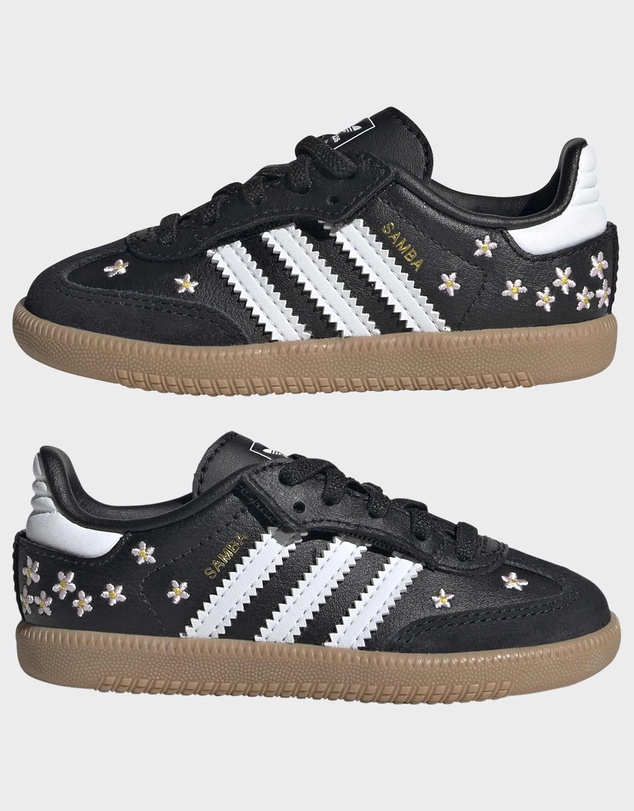 adidas Originals - SAMBA OG COMFORT CLOSURE ELASTIC LACE SHOES Infants