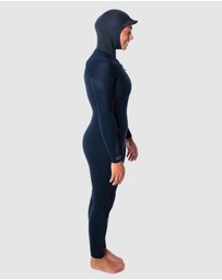 Coastlines - Insulator Series 5/4 Hooded Chest Zip Steamer - Women's