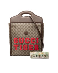 Pre-Loved by Azura Reborn - Pre-Loved GG Supreme Web Tiger Satchel