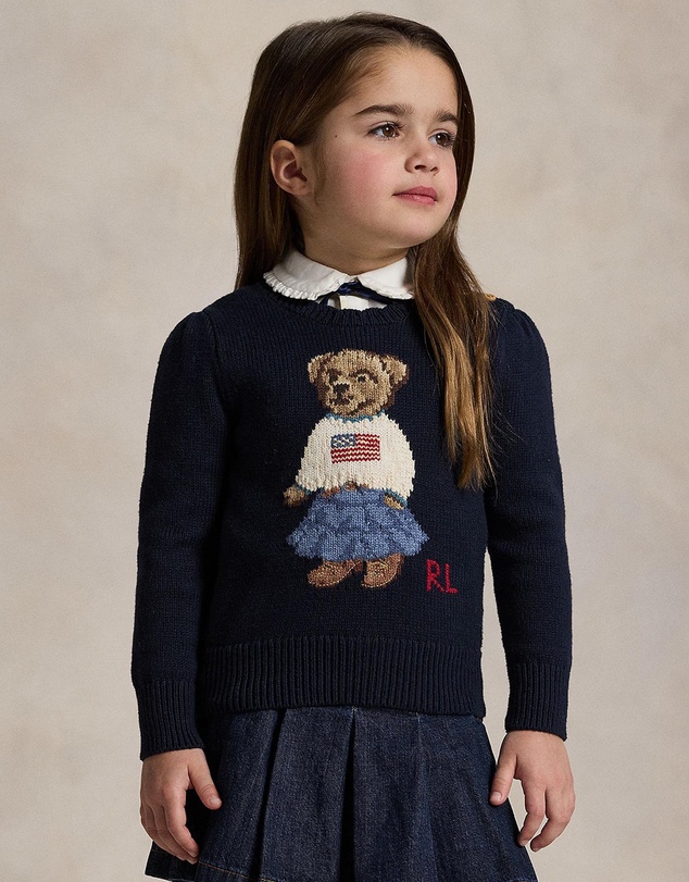 Polo Ralph Lauren - Polo Bear Cotton Sweater - Kids