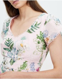 Honey and Beau - All the Kisses A Line Dress