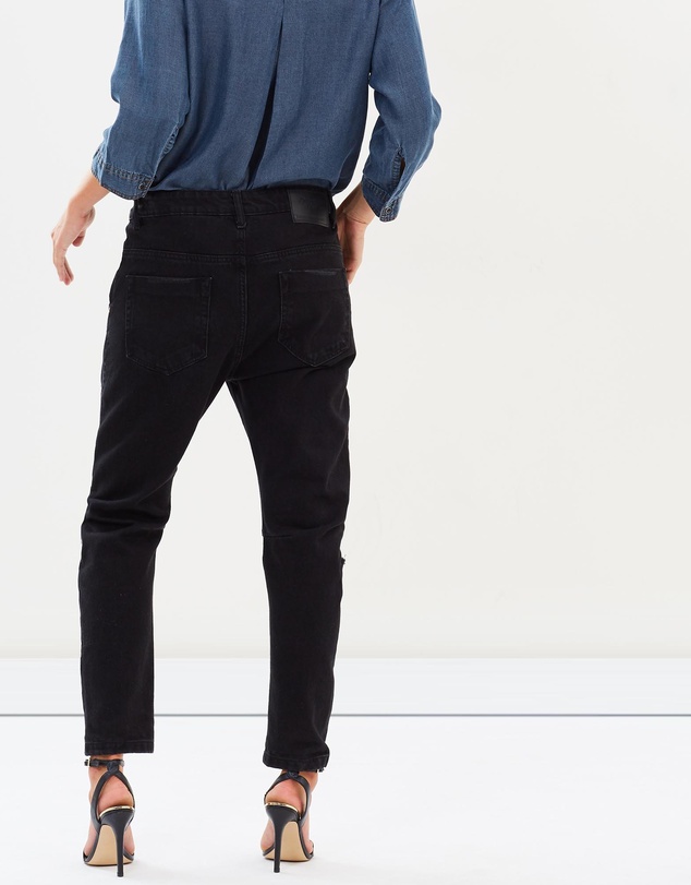 DRICOPER DENIM - Lo-Slung Ripped Jeans