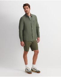 Sportscraft - Linen Long Sleeve Delave Shirt