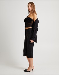 Alice In The Eve - Kaylee Mesh Ruffle Top