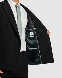 yd. - Dante Double Breasted Stretch Suit Jacket
