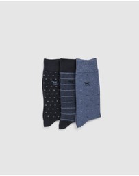 Rodd & Gunn - Seacliff Multi Sock 3 Pack