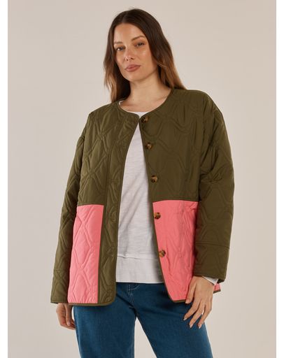 Khaki/Pink