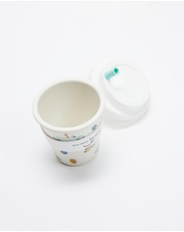 itti bitti - Bamboo Reusable Baby Cino Cup With 2 Straws - Babies-Kids
