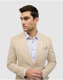 Politix - Single Breasted Textured Tailored Blazer