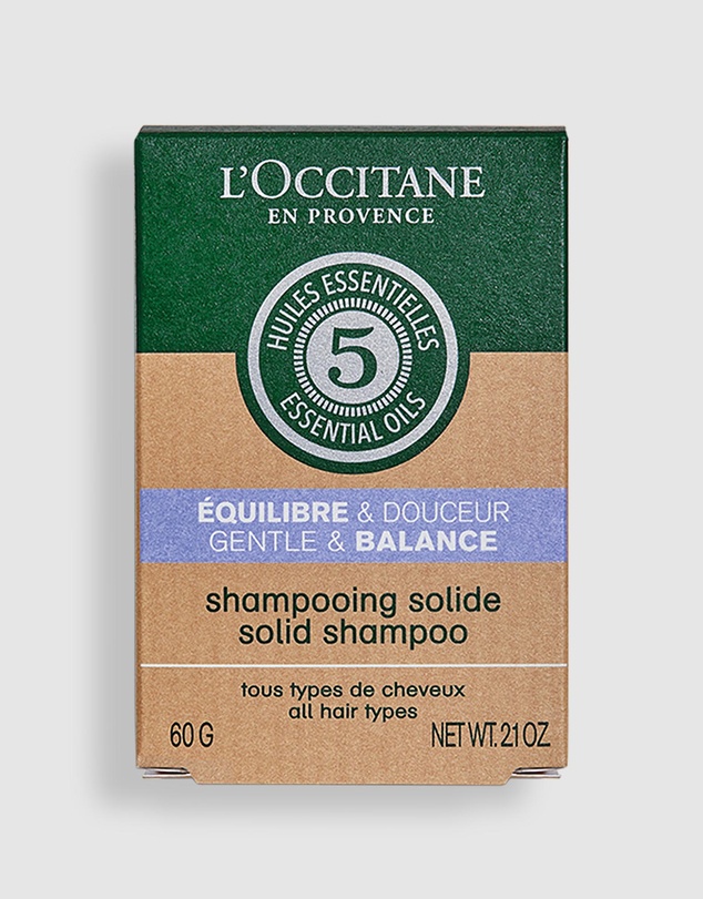 L'Occitane - Gentle Balance Solid Shampoo 60g