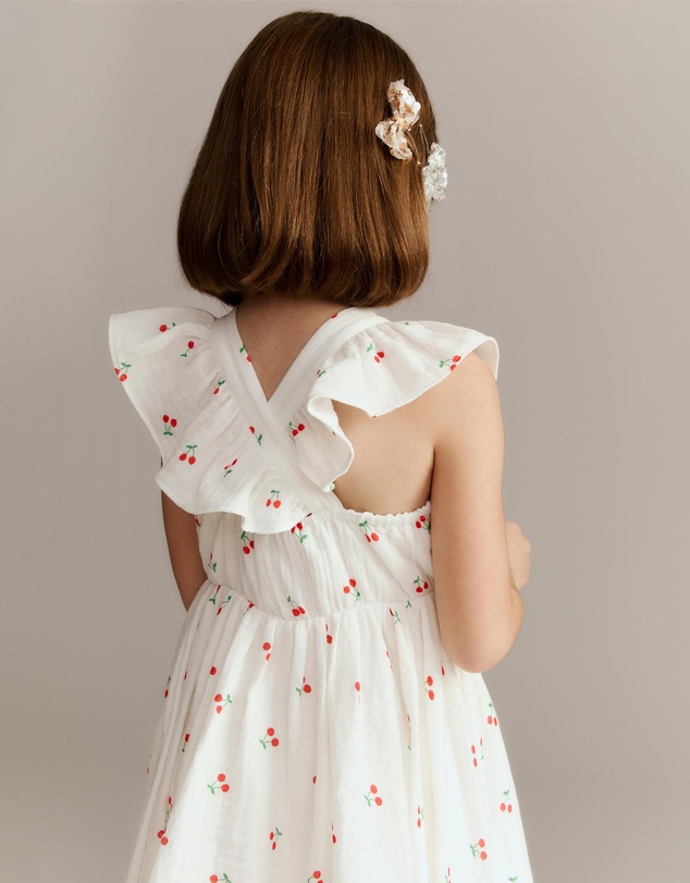 Bardot Junior - Clea Cherry Mini Dress - Kids-Teens
