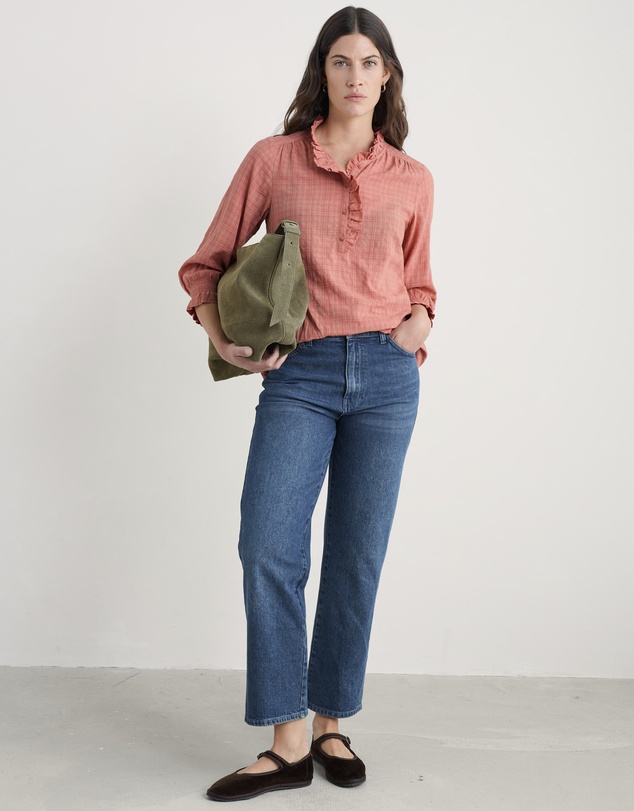 Seasalt - Feather Star Checked Top