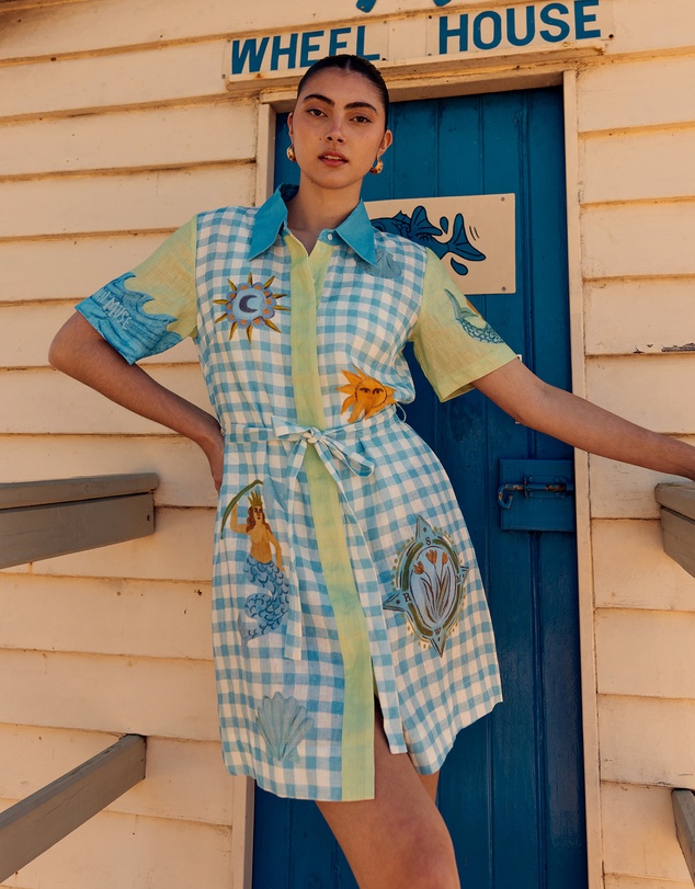 SMWR. by The Somewhere Co - My Own Muse Mini Shirt Dress