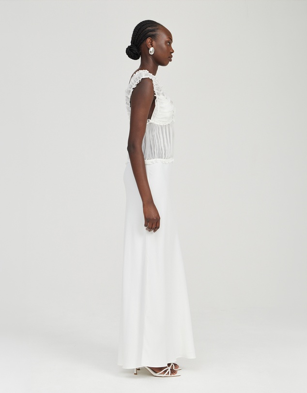 Third Form - Held Floor Length Dress