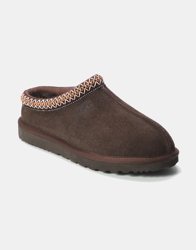 AusWooli Ugg Boots - Croydon Sheepskin Ankle Braid Slippers