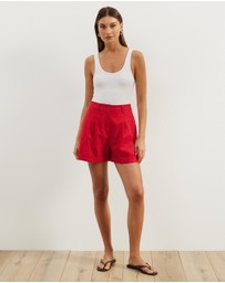 Atmos&Here - Isla Linen Blend Shorts