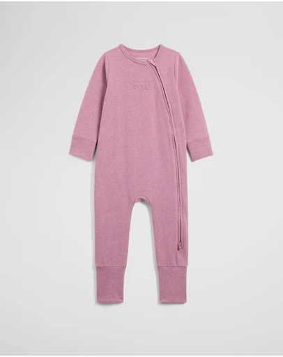 Country Road - Organically Grown Cotton Blend Logo Zip Jumpsuit