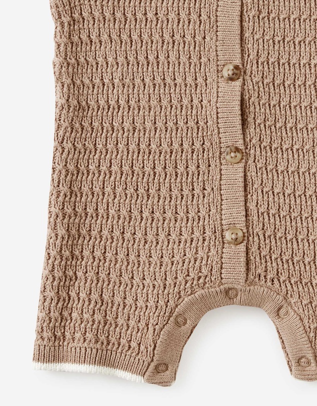Cotton On Kids - Baby Organic Knit Sleeveless Playsuit