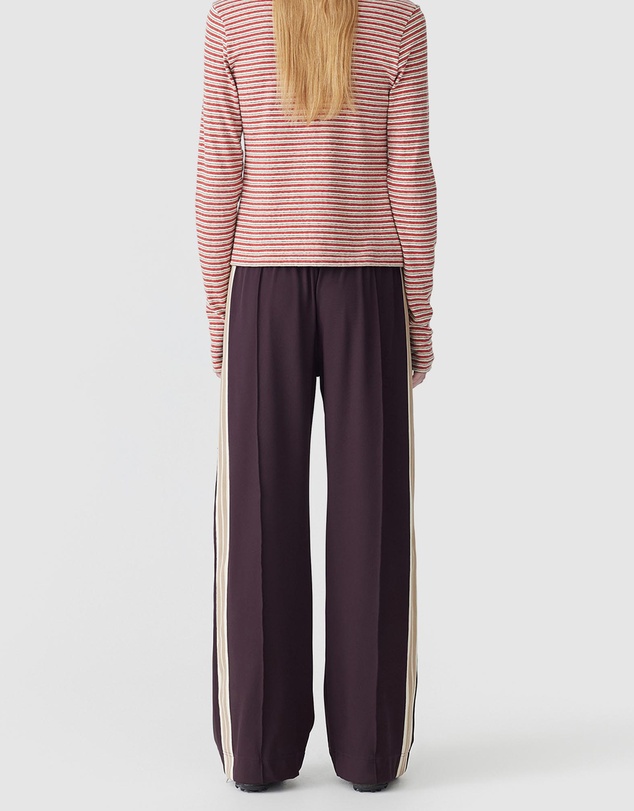 Bassike - Wide Leg Athletic Tape Pants