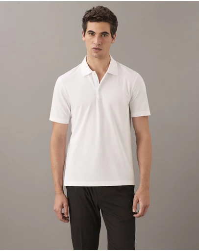 Calvin Klein - Tonal Stripe Jacquard Polo Shirt