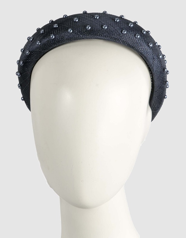 Max Alexander - Navy Sinamay Racing Fascinator Headband