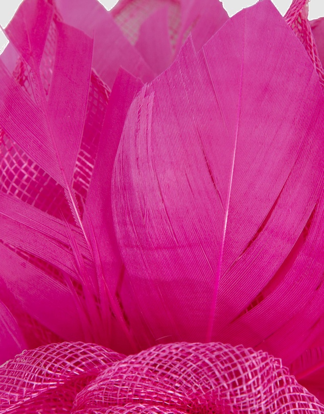 Max Alexander - Modern Fuchsia Racing Fascinator