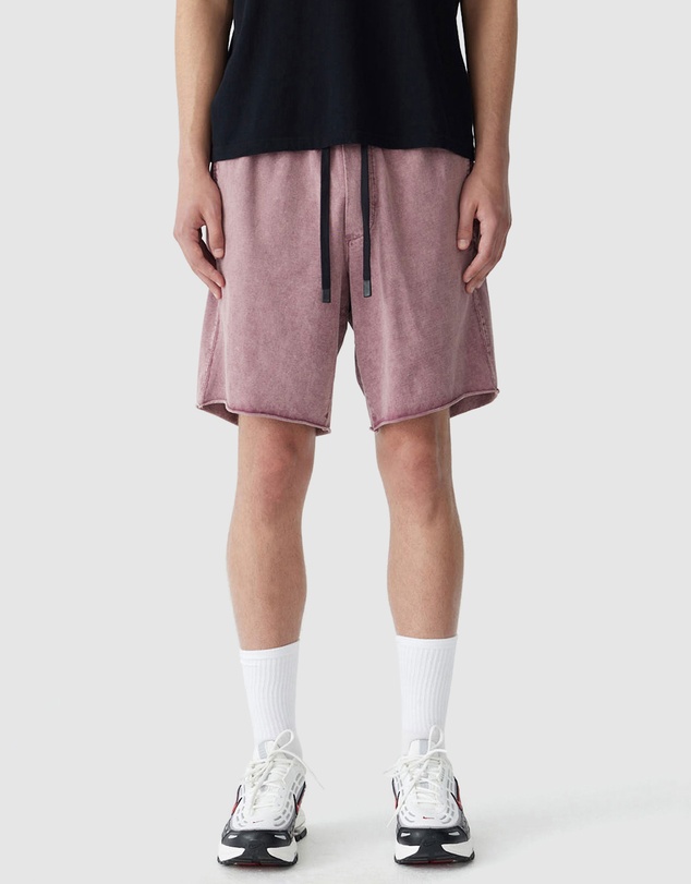 Bassike - Acid Dye Raw Double Jersey Shorts