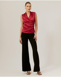 Tussah - Drape Neck Top