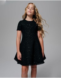 Bardot Junior - Ava Boucle Mini Dress - Kids-Teens