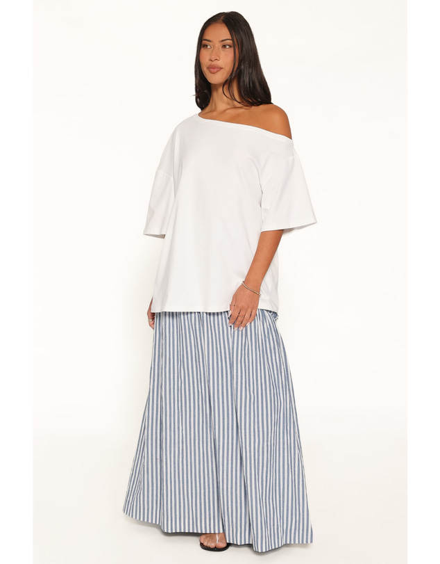 Petal & Pup - Rylan One Shoulder Tee - White