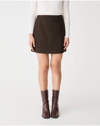 Forcast - Aubery Tweed Mini Skirt