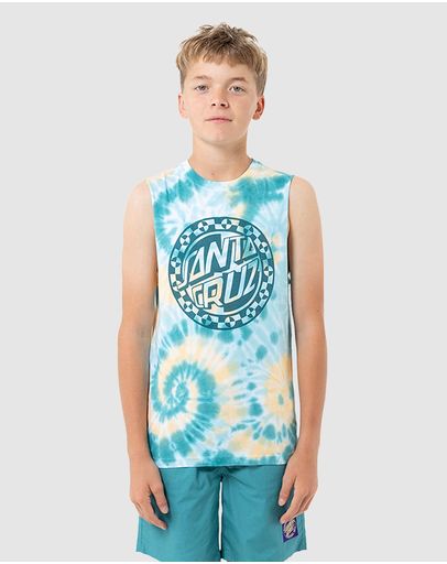 Teal Tie Dye