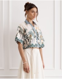 Heaven Australia - Oasis Remi Cropped Shirt