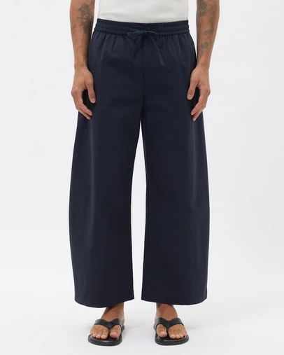 AERE - Cotton Barrel Leg Pant