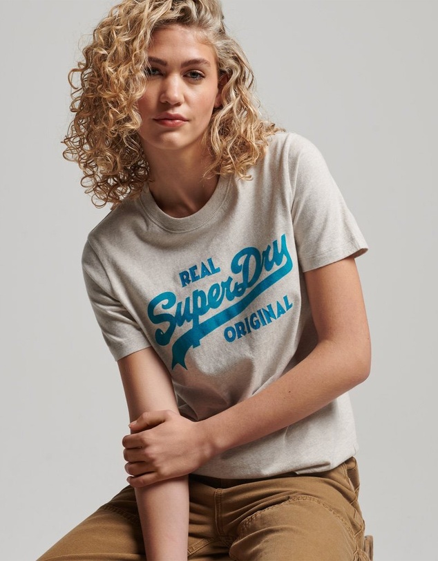 Superdry - Vintage Logo Scripted College Tee