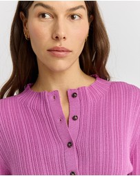 Toorallie - Variegated Rib Cardigan