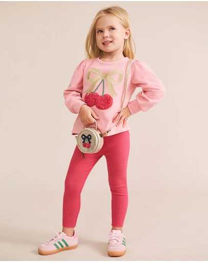 Huxbaby - Cherry Bow Mini Handbag - Kids