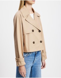 Emme - Afelio Cropped Trench