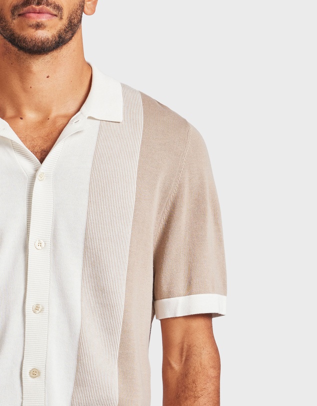 Academy Brand - Jackson Stripe Knit SS Shirt