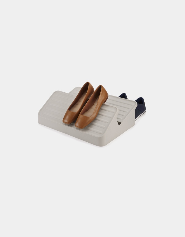 Joseph Joseph - Shoe-In™ Large Space-saving Shoe Rack (Ecru)