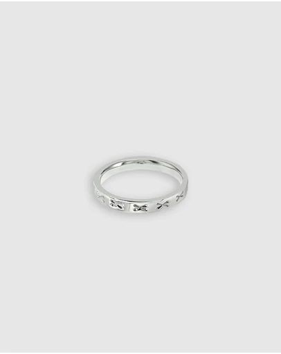 Ichu - Personalised Letter X Ring
