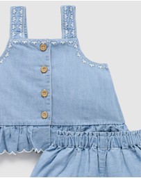 Purebaby - Chambray Set -Kids-Babies